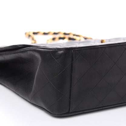 Chanel Lambskin Quilted XL Jumbo Single Flap Black 9 of 16