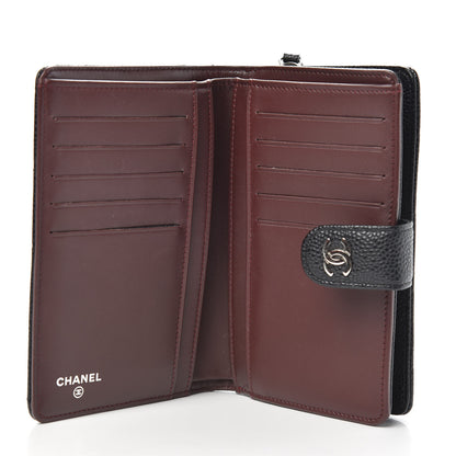 Chanel Caviar Quilted Zipped Pocket Wallet Black 5 of 7