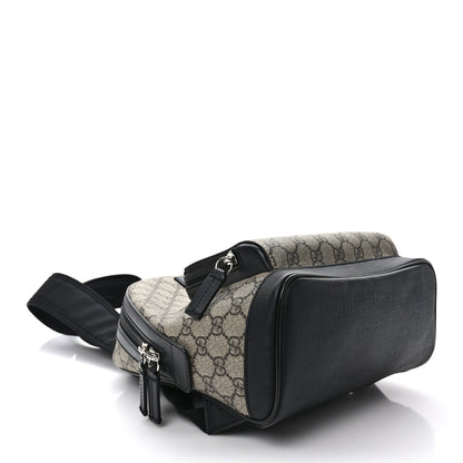 Gucci GG Supreme Monogram Small Eden Day Backpack Black 4 of 9