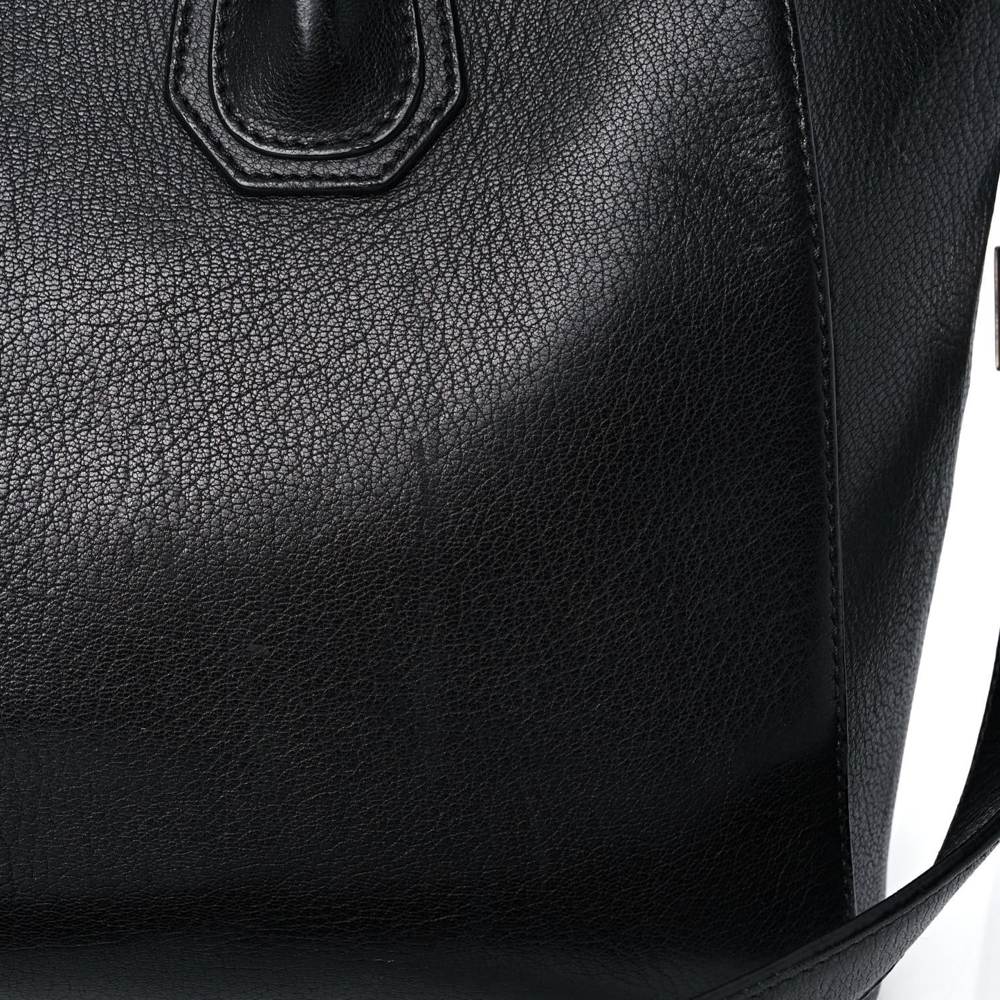 Sugar Goatskin Medium Antigona Black