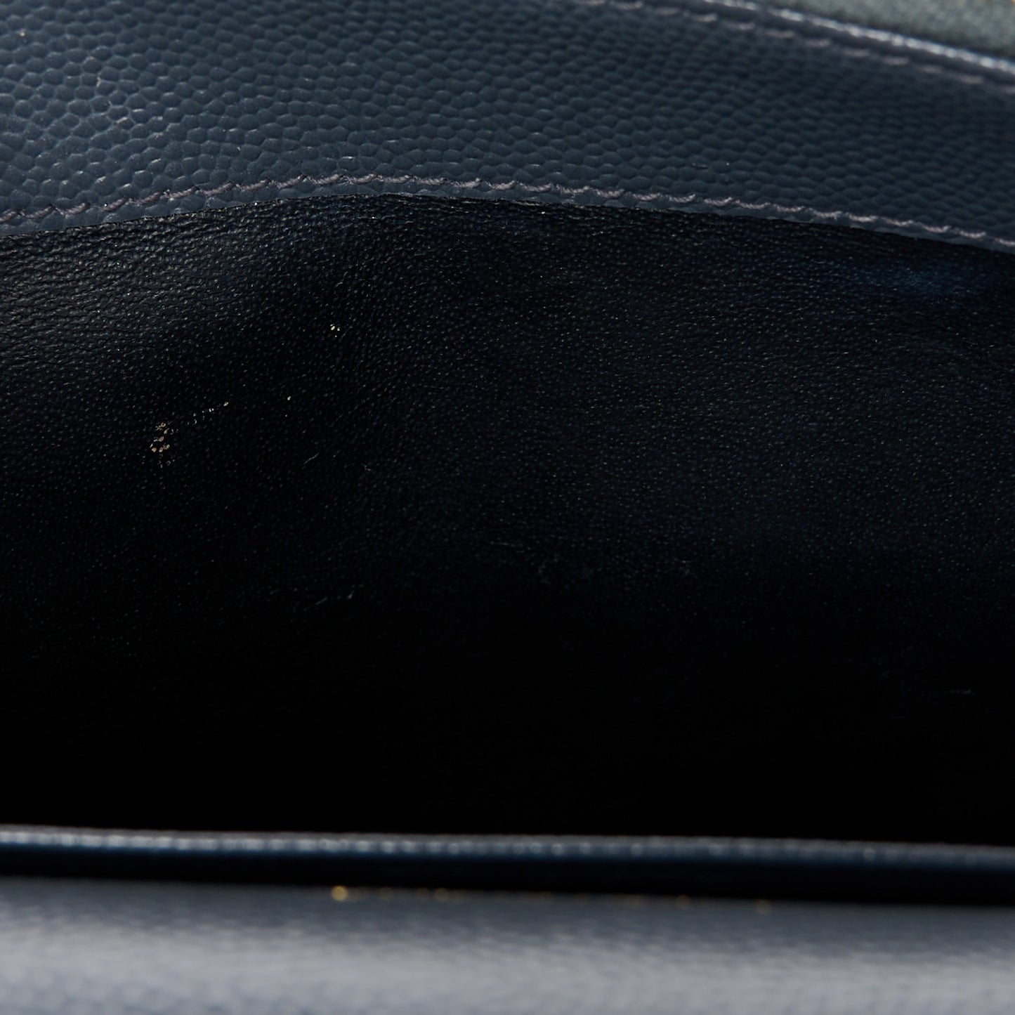 Grain De Poudre Matelasse Chevron Monogram Chain Wallet Storm