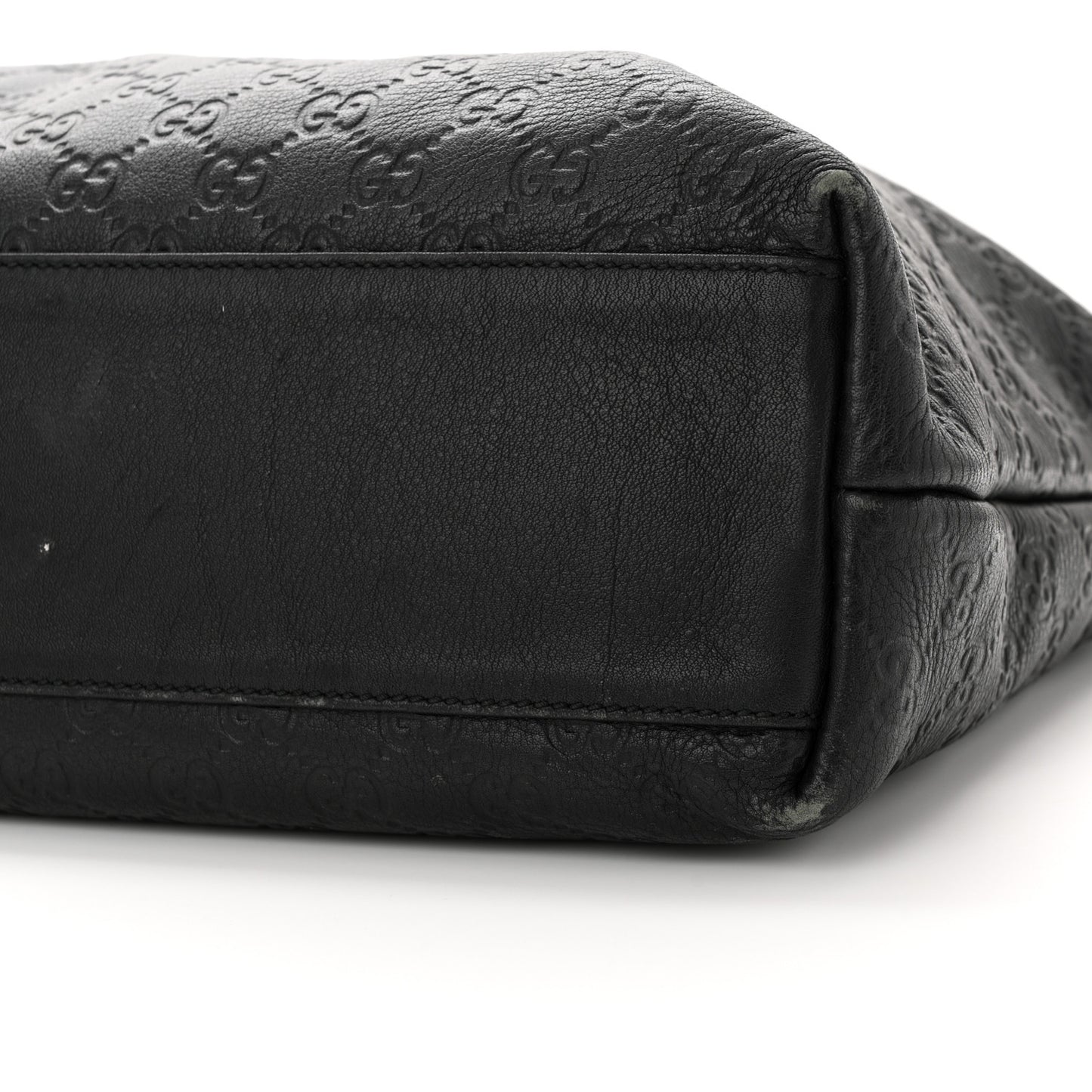 ssima Medium Zippered Shopping Tote Black