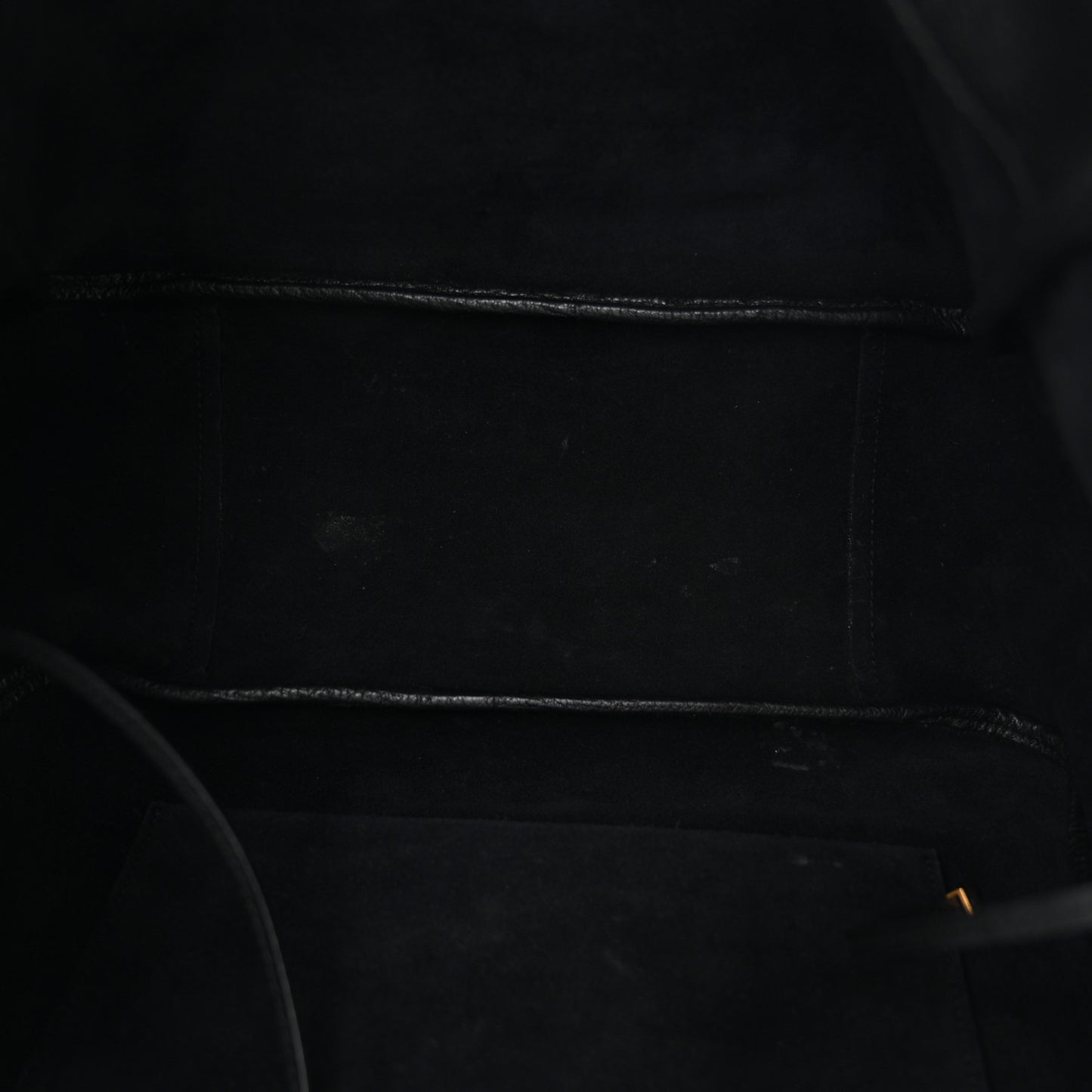 Grained Deerskin Bea Tote Black