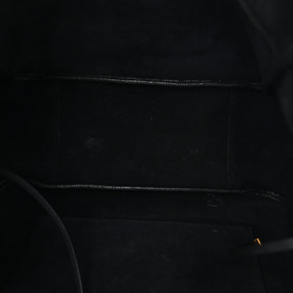Saint Laurent Grained Deerskin Bea Tote Black 5 of 11