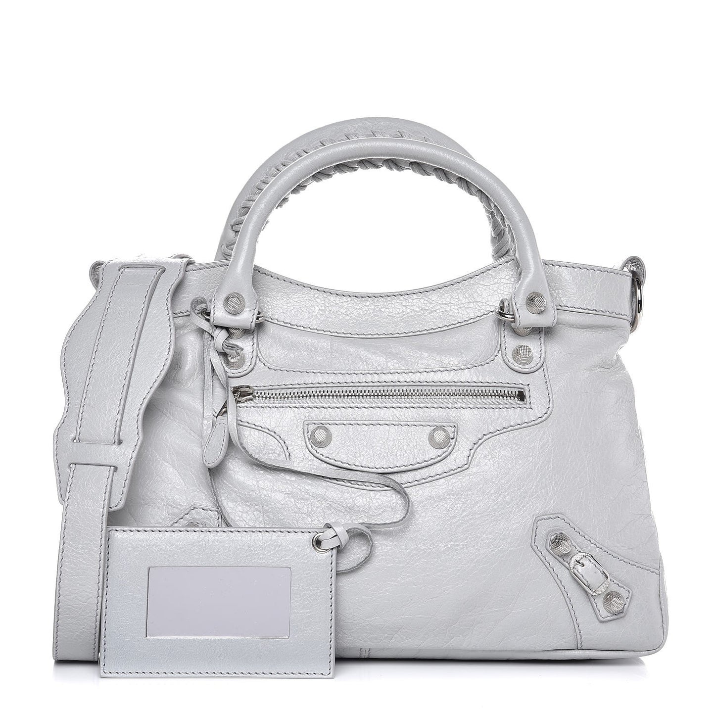 Agneau Giant 12 Silver Hardware Town Gris