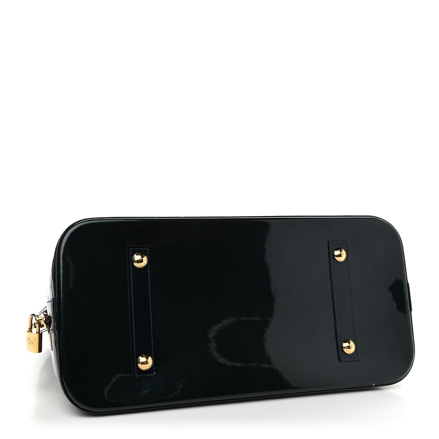 Louis Vuitton Vernis Alma GM Blue Nuit 4 of 11