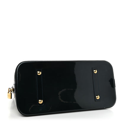 Louis Vuitton Vernis Alma GM Blue Nuit 4 of 11