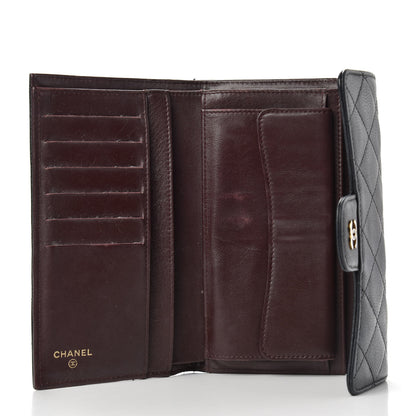 Chanel Caviar Quilted Large Flap Wallet Black 5 of 8