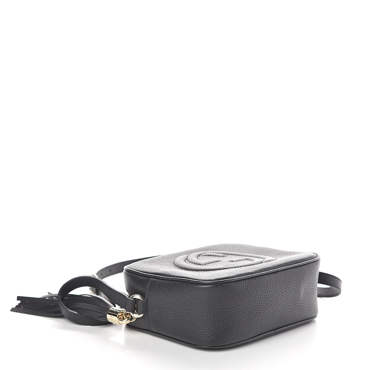 Gucci Pebbled Calfskin Small Soho Disco Bag Black 4 of 9