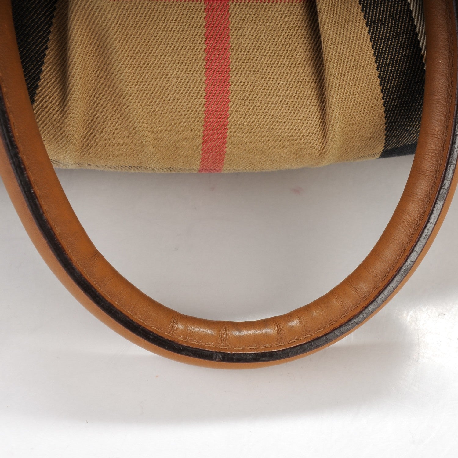 Burberry House Check Knight Satchel Brown 10 of 10
