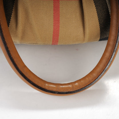 Burberry House Check Knight Satchel Brown 10 of 10