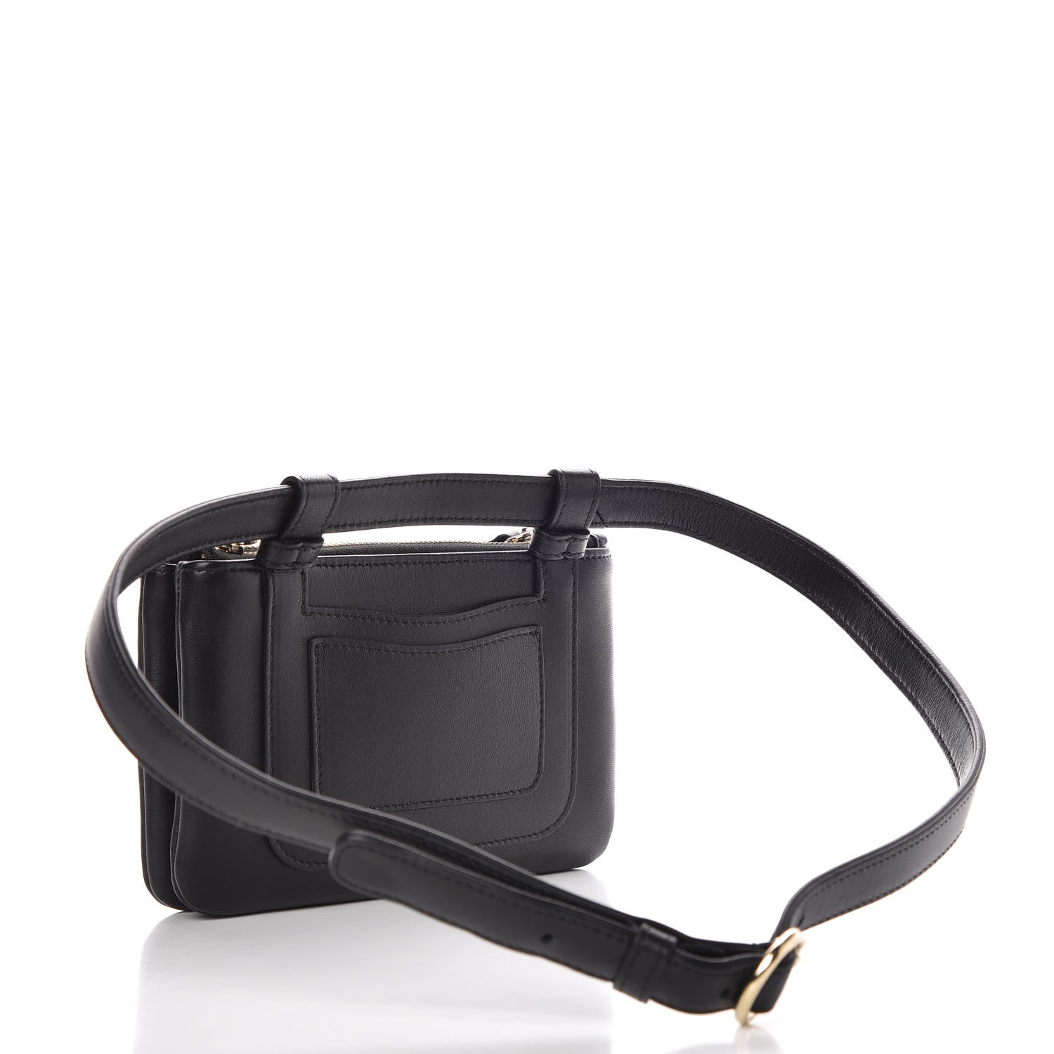 Chanel Lambskin CC Mania Waist Belt Bag Black 3 of 8