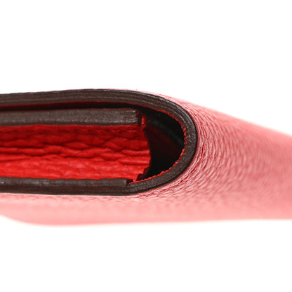Hermes Togo Dogon Card Case Rouge Pivoine 10 of 11