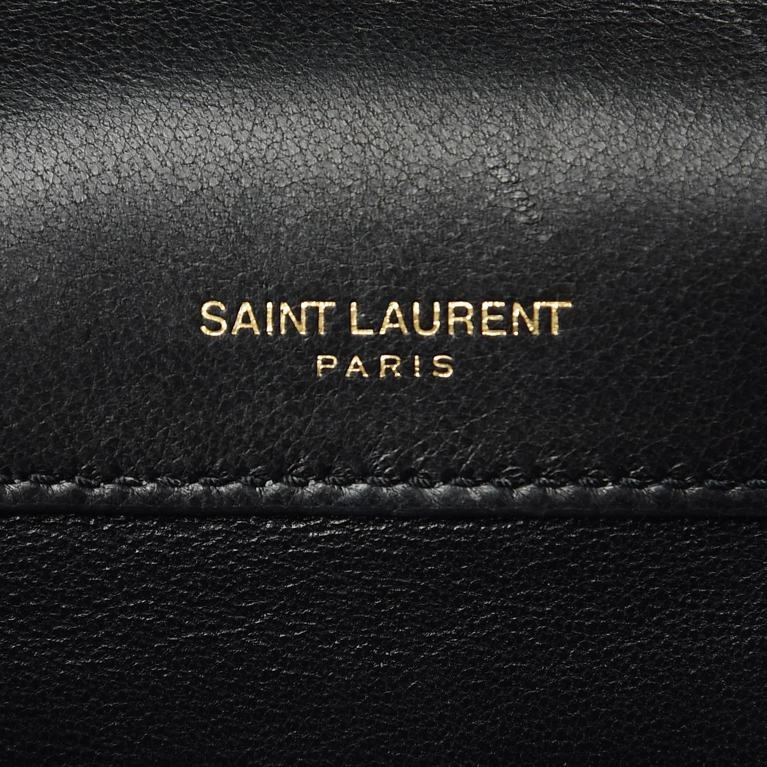 Saint Laurent Lambskin Matelasse Monogram Medium Vicky Chain Bag Black 6 of 11