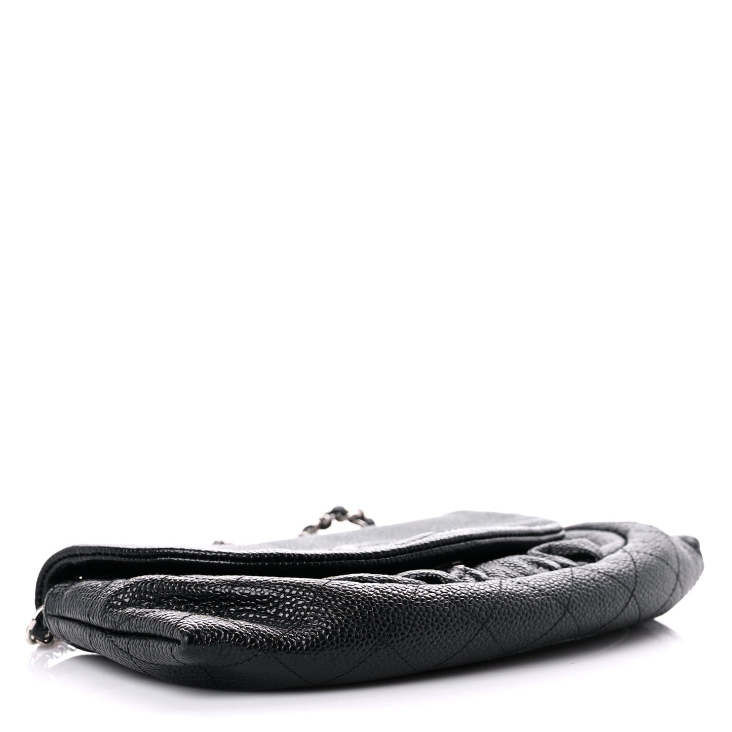 Caviar Half Moon Wallet On Chain WOC Black