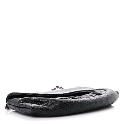 Chanel Caviar Half Moon Wallet On Chain WOC Black 4 of 12