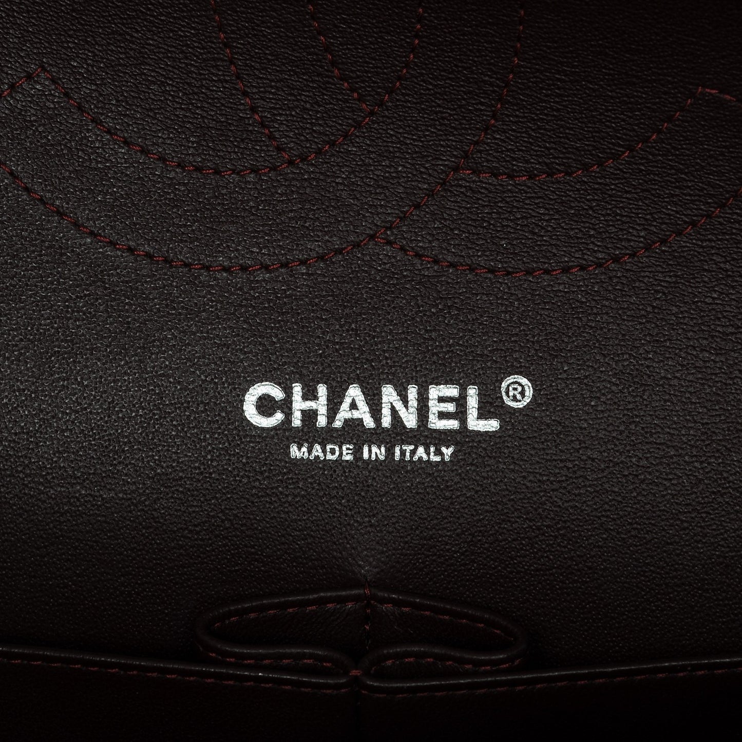 Lambskin Quilted Jumbo Double Flap Black