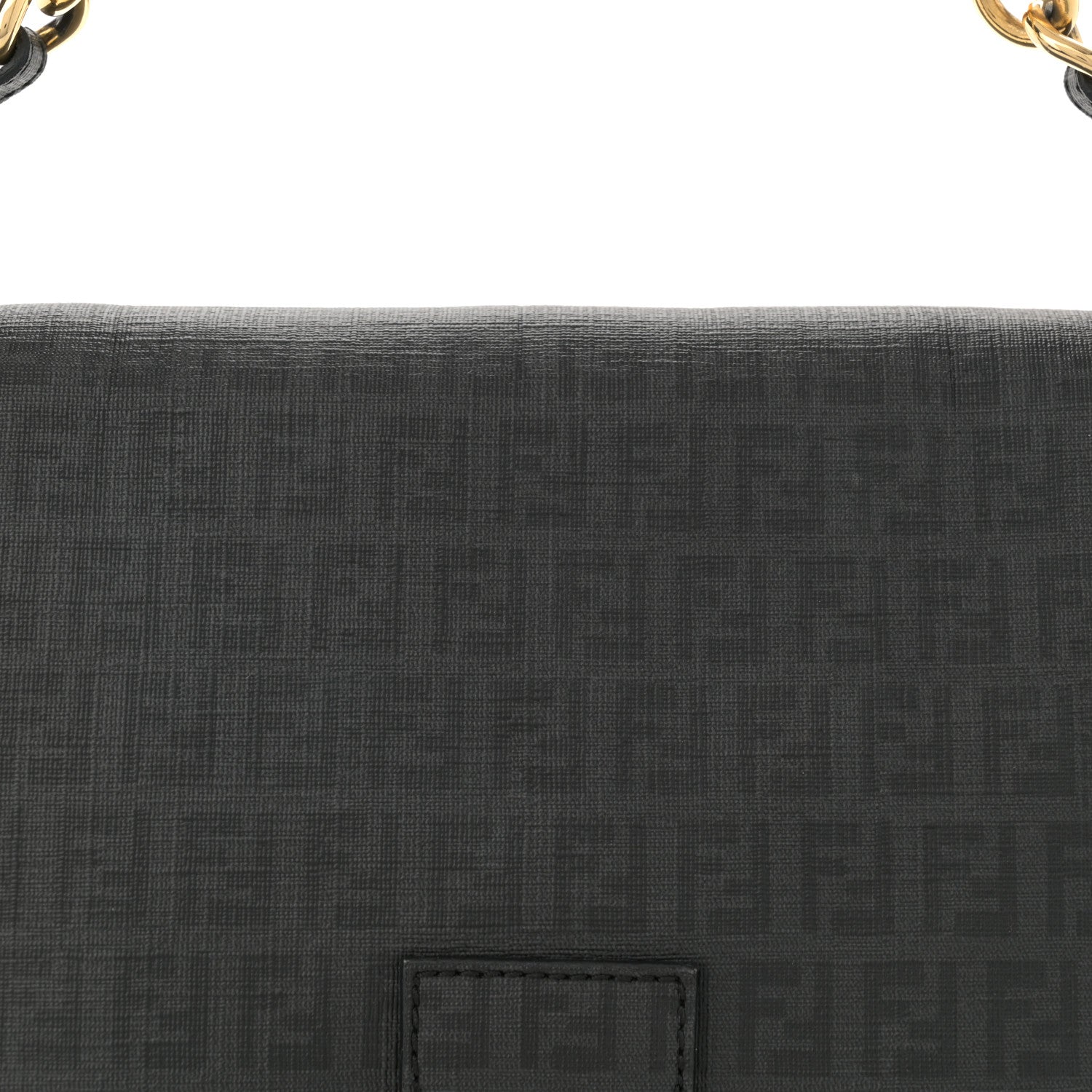 Fendi Zucchino Spalmati Forever Mama Baguette Black 8 of 11