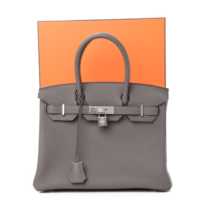 Hermes Togo Birkin 30 Etain 11 of 11