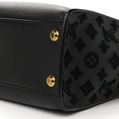 Louis Vuitton Calfskin Monogram Tufting On My Side Black 8 of 9