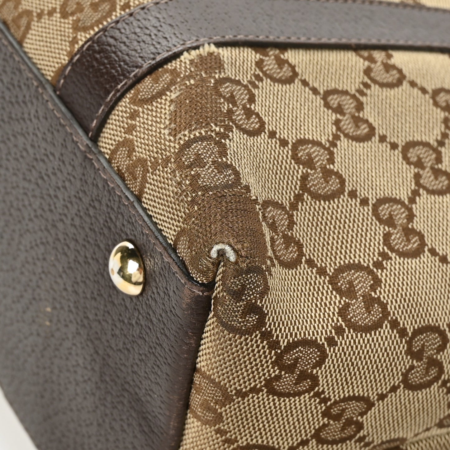 Monogram Medium Abbey Tote Brown