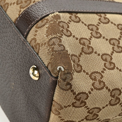 Gucci Monogram Medium Abbey Tote Brown 11 of 12