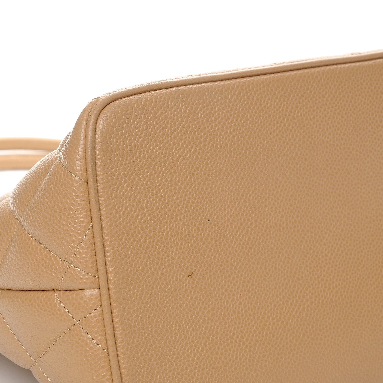 Chanel Caviar Quilted Medallion Tote Beige 11 of 11
