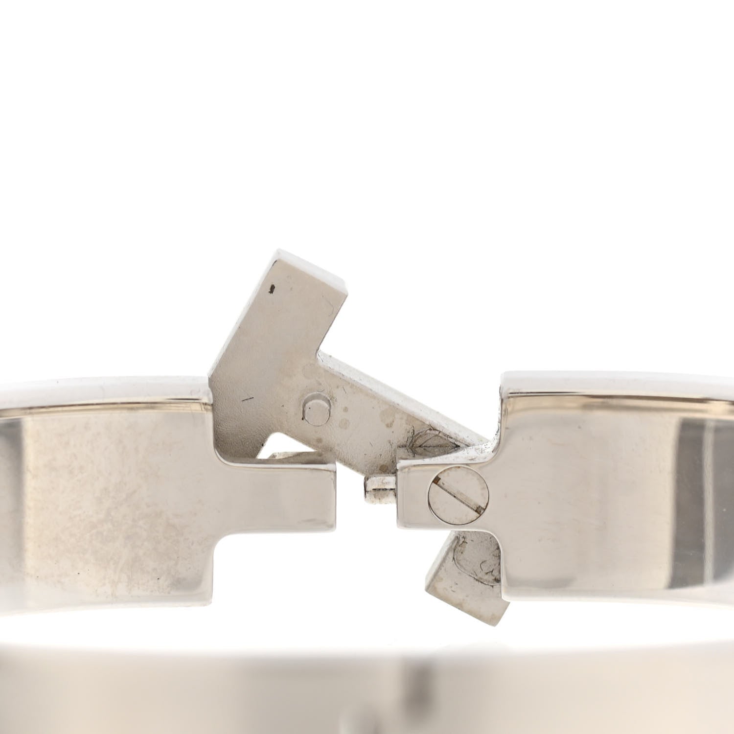 Hermes Matte Enamel Narrow Clic Clac HH Bracelet GM Bleu Nuit 6 of 6