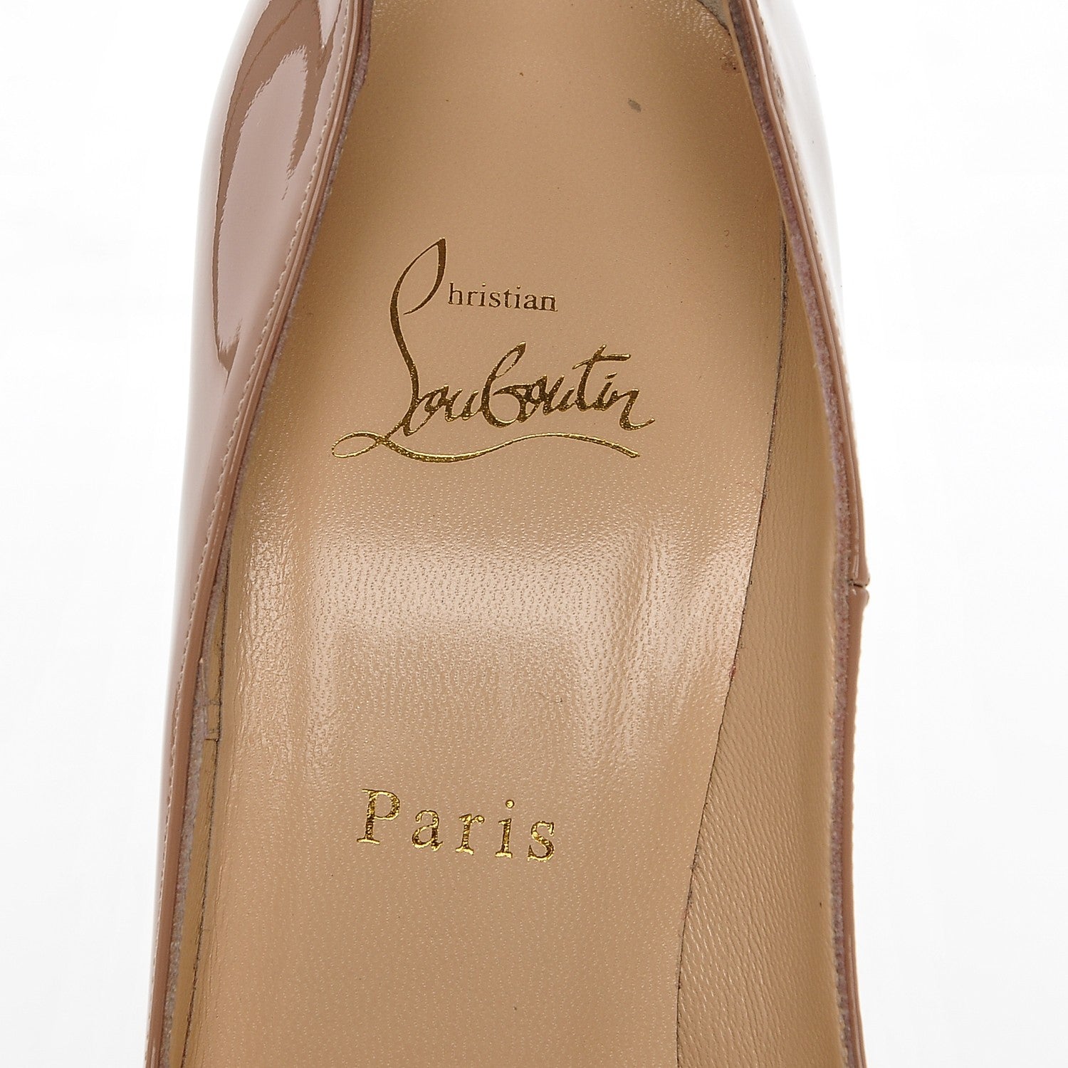 Christian Louboutin Patent So Kate 120 Pumps 39.5 Nude 7 of 7
