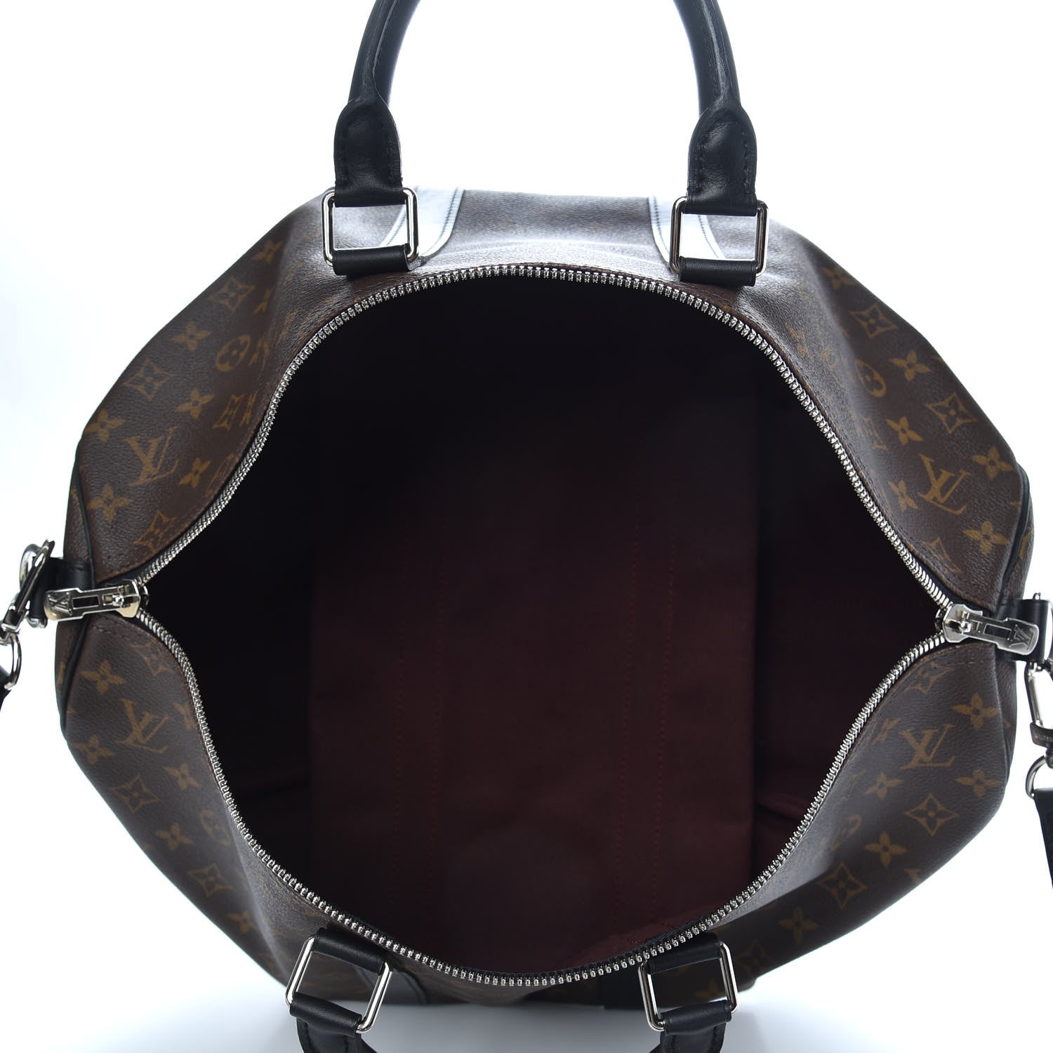 Louis Vuitton Monogram Macassar Keepall Bandouliere 45 4 of 7