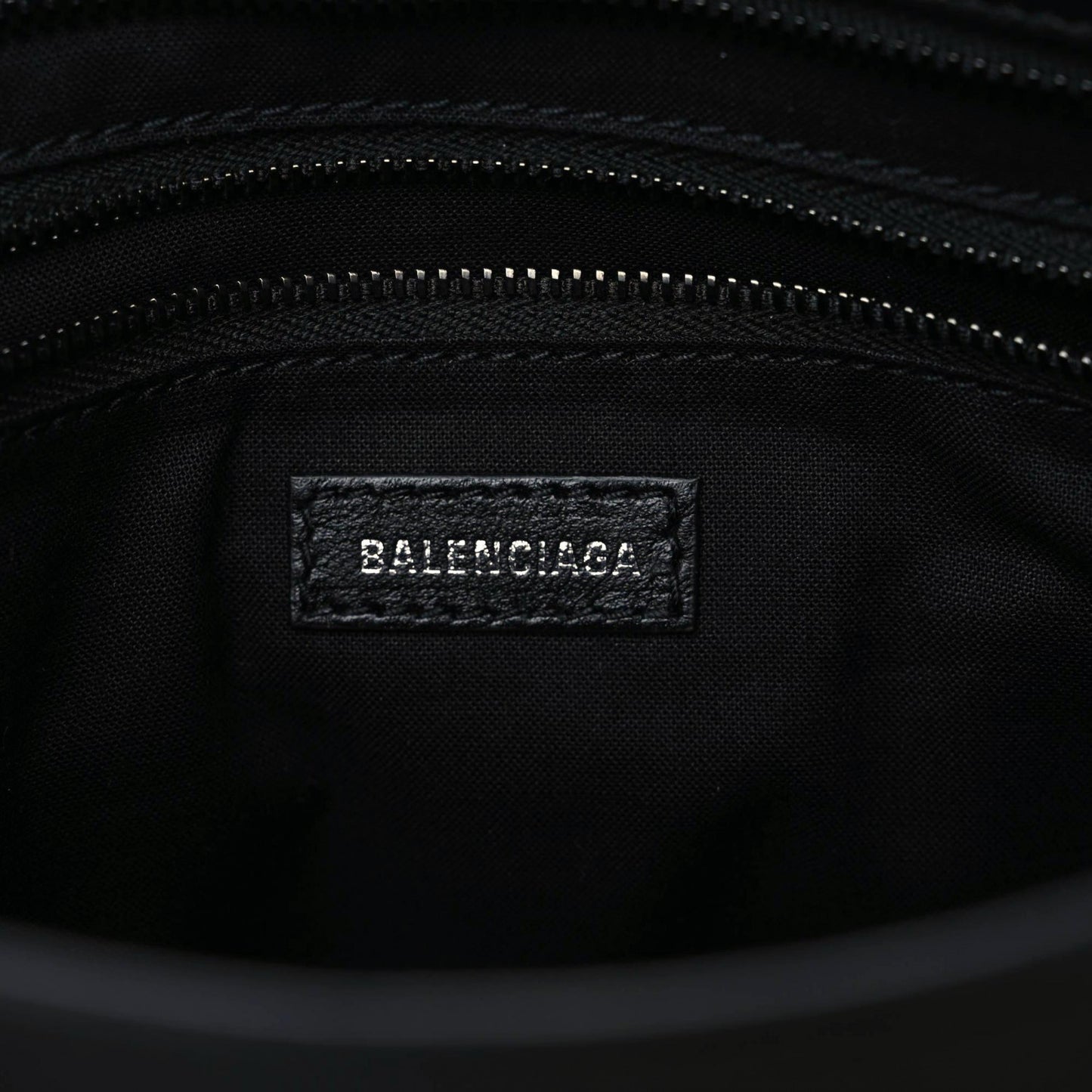 Matte Supple Lambskin Crocodile Embossed Classic Black Hardware S City Black