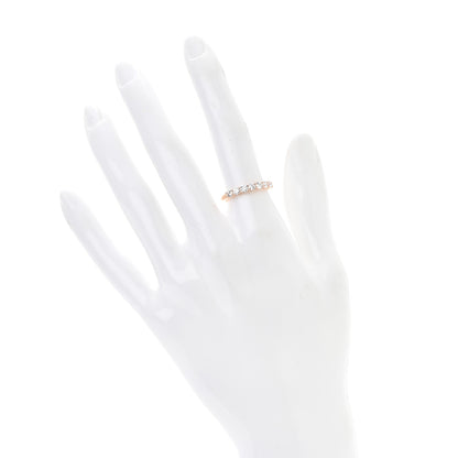 Tiffany 18K Rose Gold Diamond 3mm Half Circle Embrace Band Ring 50 5.5 2 of 6