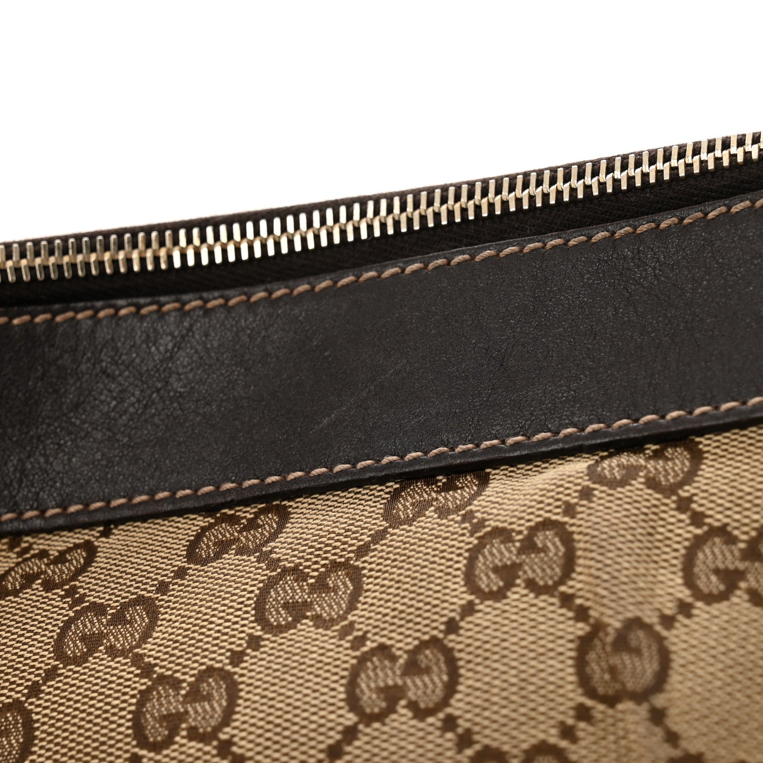 Gucci Monogram Small D Gold Ring Messenger Dark Brown 15 of 15