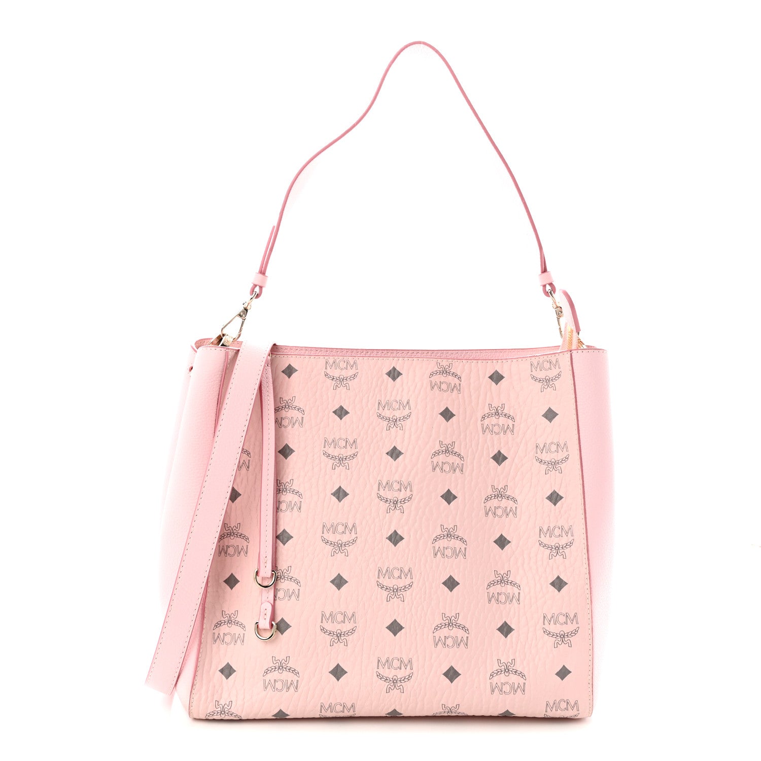 MCM Visetos Medium Aren Hobo Powder Pink 1 of 10