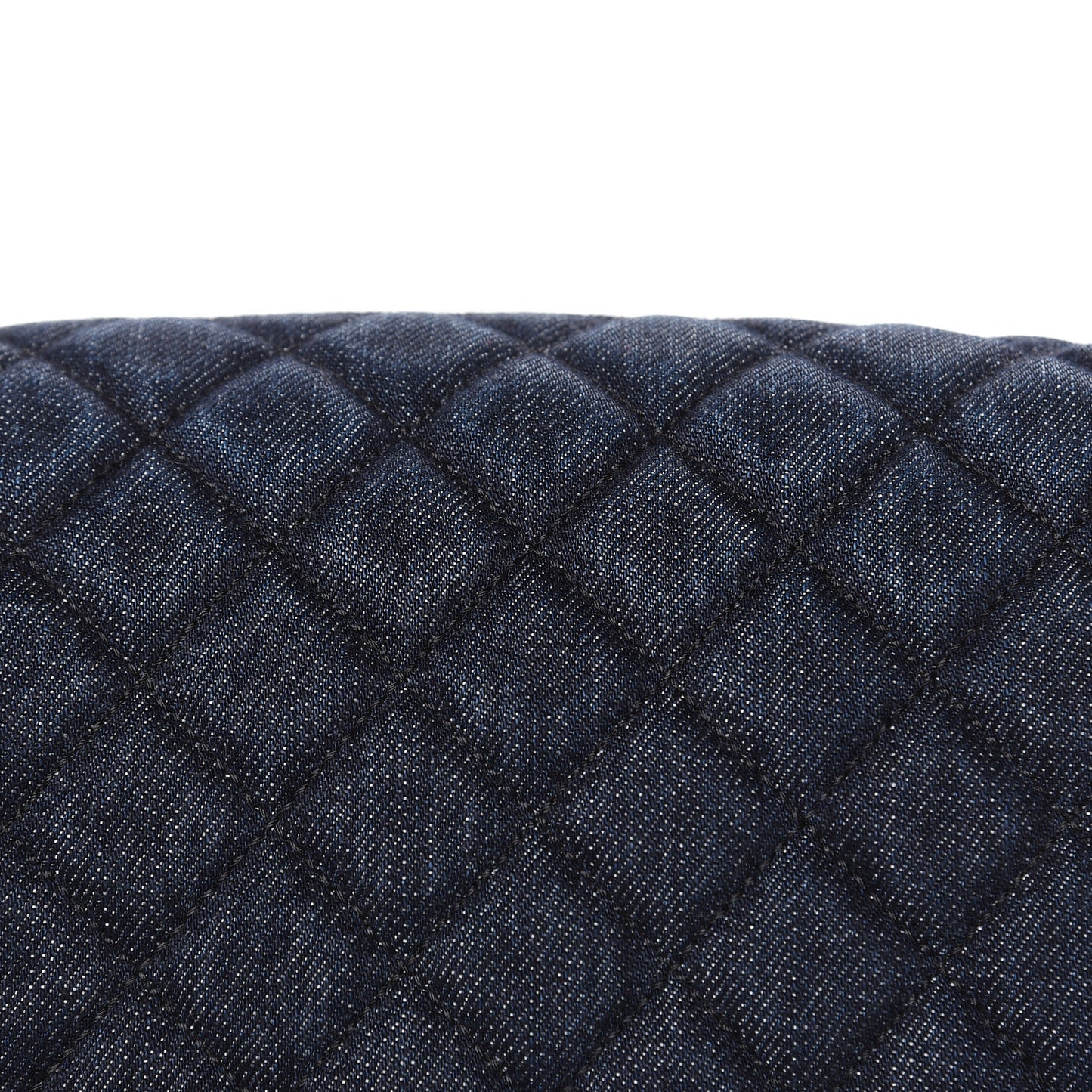 Washed Denim Quilted Large Urban Spirit Backpack Dark Blue