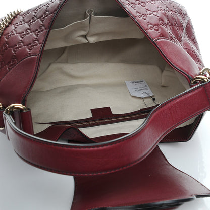 Gucci Soft Guccissima Medium Emily Hobo Classic Ruby 5 of 7