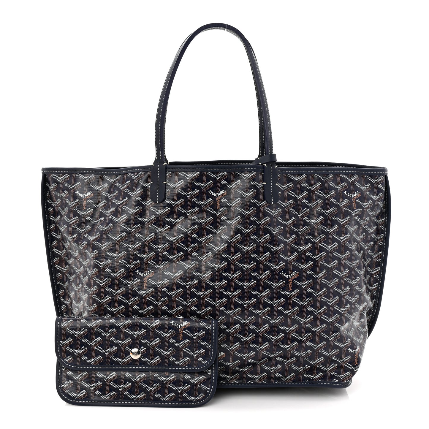 Goyardine Reversible Anjou PM Navy