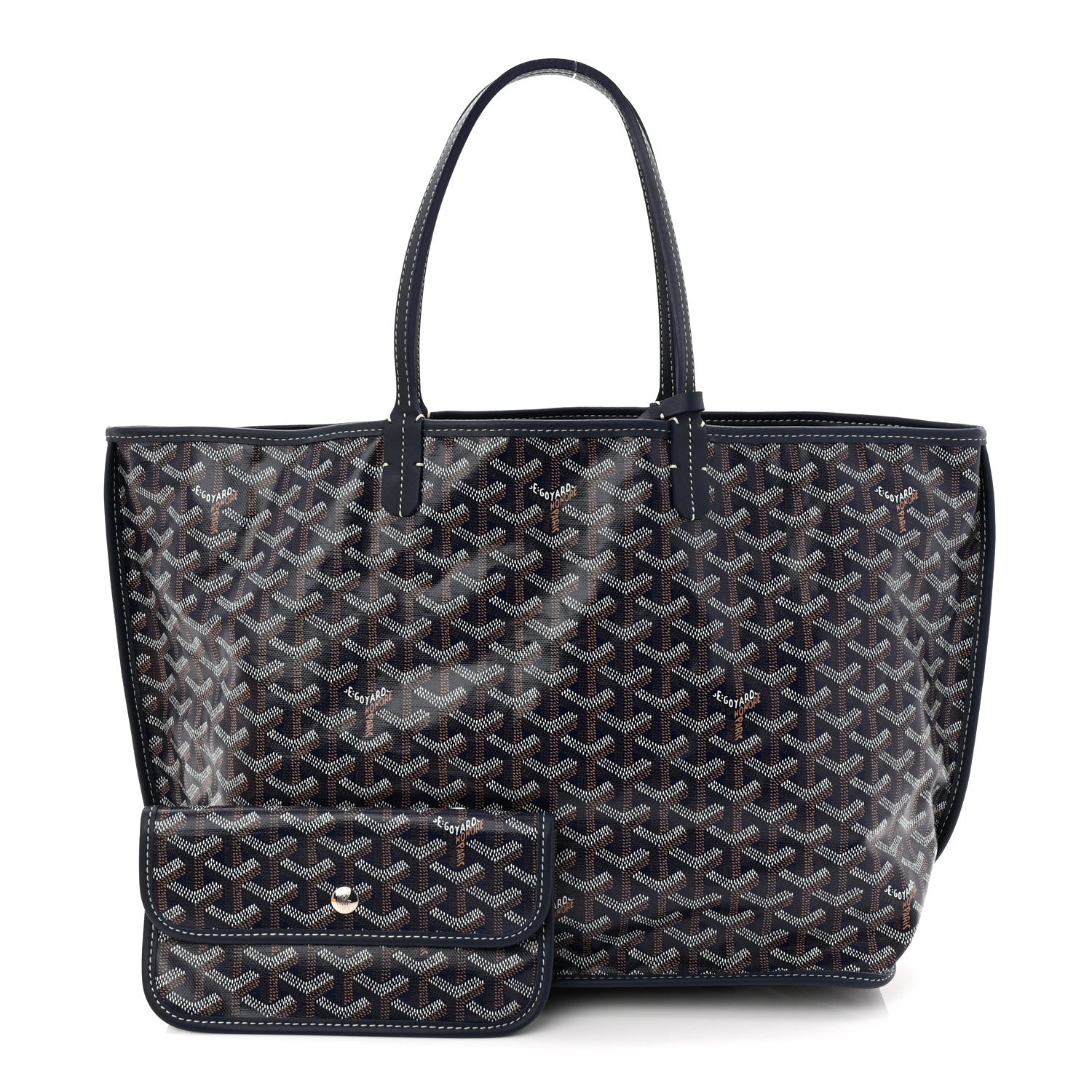 Goyard Goyardine Reversible Anjou PM Navy 3 of 17