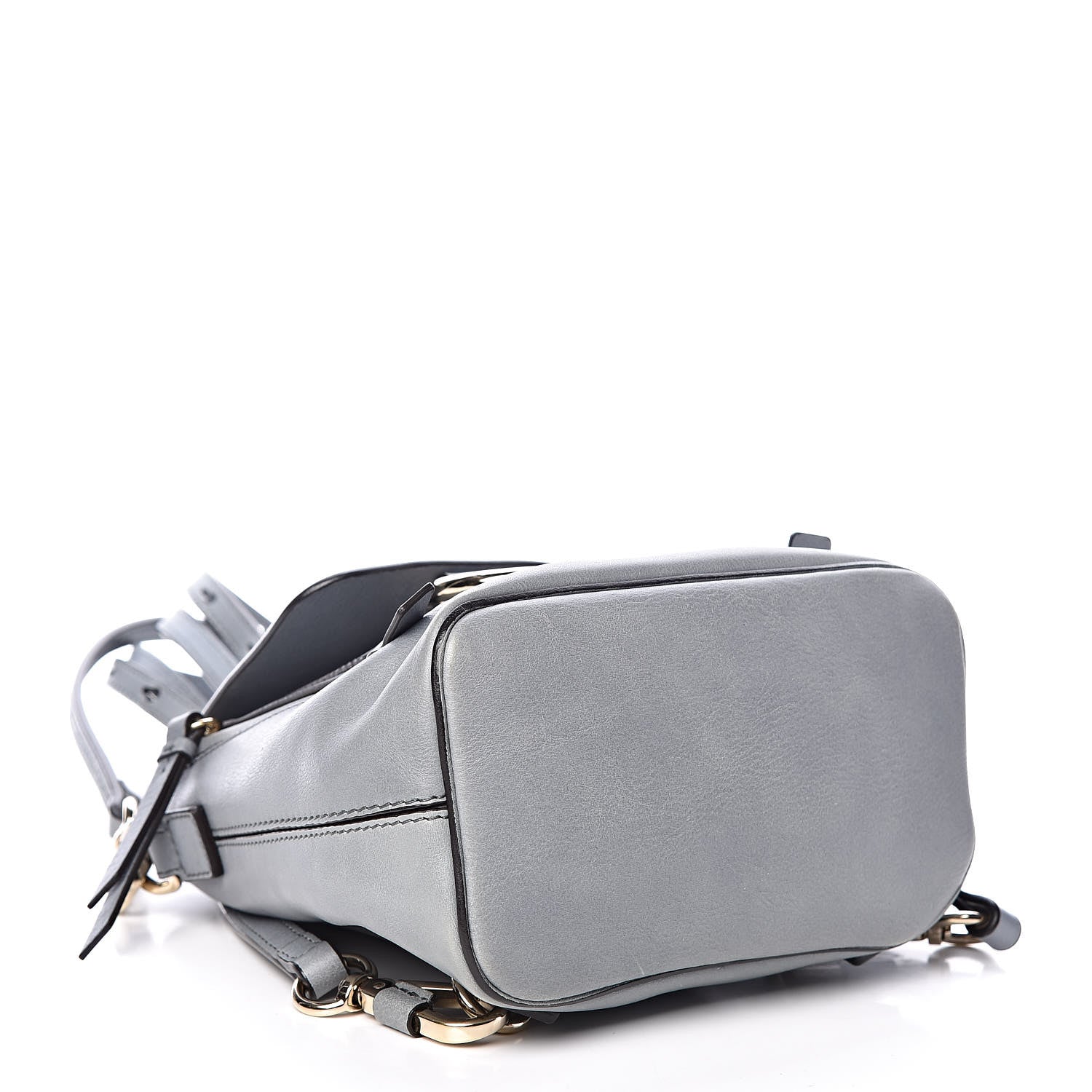 Chloe Suede Calfskin Mini Faye Backpack Cloudy Blue 5 of 15