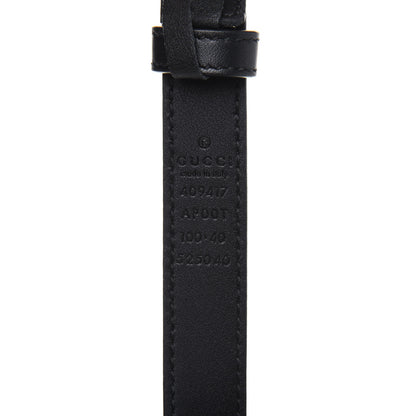 Gucci Calfskin Double G 20mm Belt 100 40 Black 3 of 6