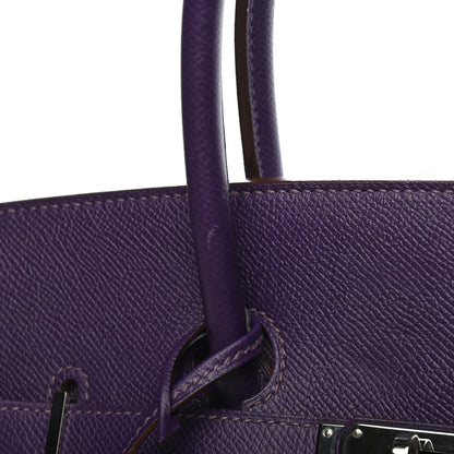 Hermes Epsom Birkin 35 Iris 10 of 11