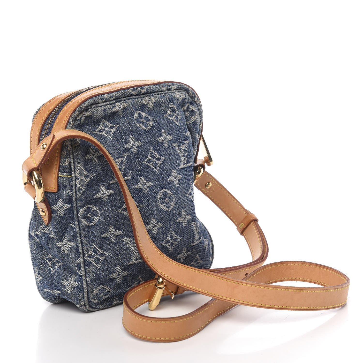 Louis Vuitton Denim Camera Bag Blue 3 of 11