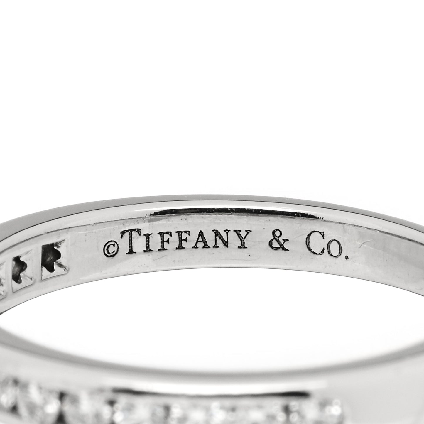 Platinum Diamond 2.5mm Half Circle Wedding Band Ring 49 5