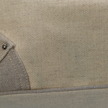 Prada Canvas Mistolino Medium Crystal Cluster Frame Bag Naturale 9 of 11