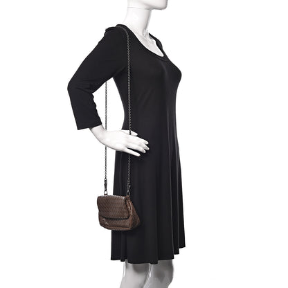 Bottega Veneta Nappa Intrecciato Small Chain Crossbody Elephant 2 of 14