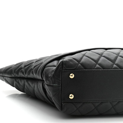 Chanel Caviar Quilted Rolled Up Tote Black 9 of 11