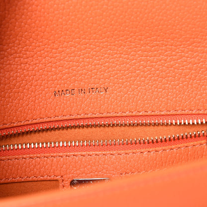 MCM Grained Calfskin Small Patricia Satchel Orange 8 of 10