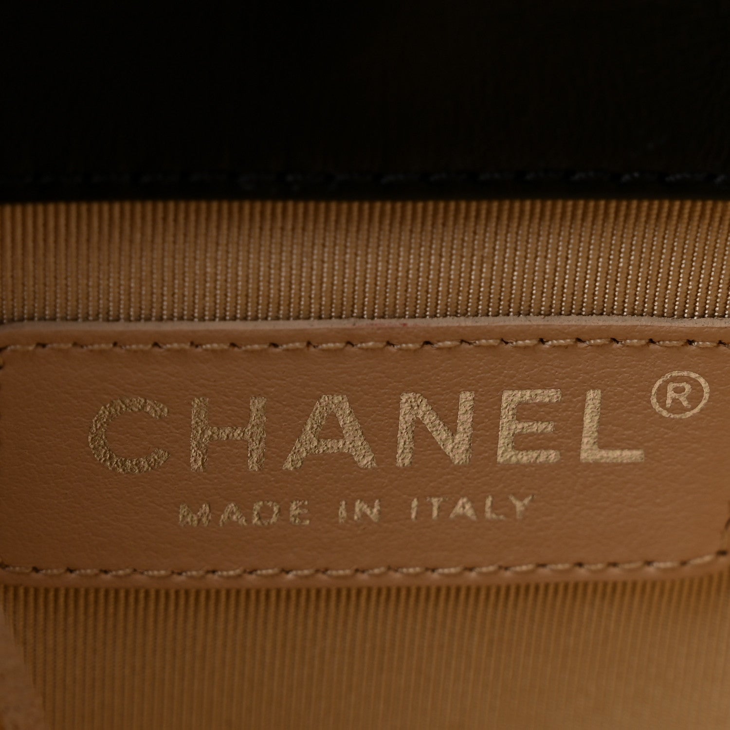 Chanel Calfskin Raffia Small Vanity Case Bag Black Beige 6 of 11