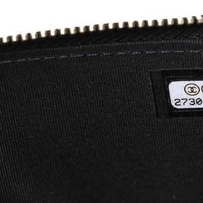 Chanel Caviar Quilted Classic Zip Boy Pouch Black 7 of 8