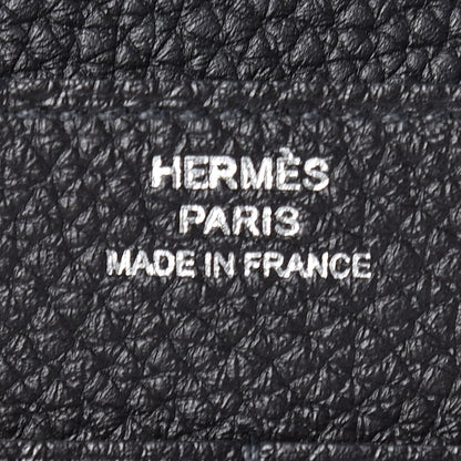 Hermes Togo Dogon Duo Wallet Black 6 of 9
